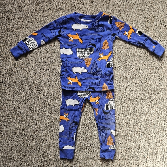 Carter's Winter Arctic Pajama Set 18M - Picture 1 of 8